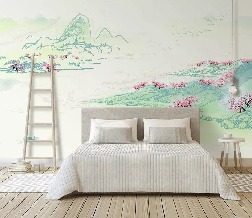 3D Landscape Painting WC71 Wall Murals Wallpaper AJ Wallpaper 2 