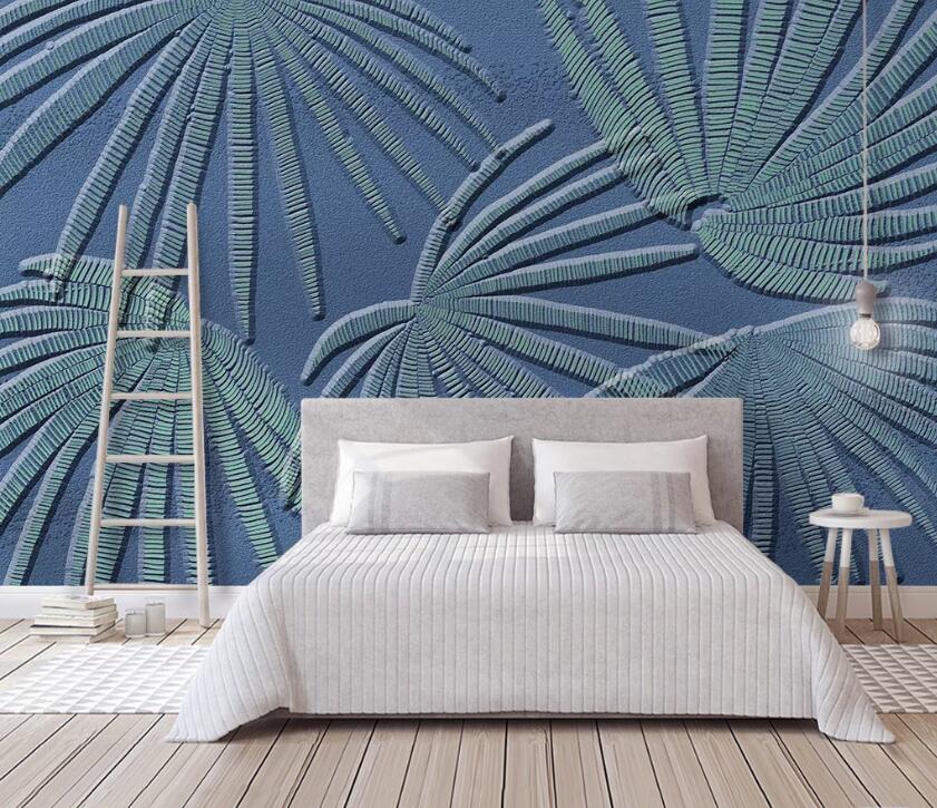 3D Carving Leaves WC60 Wall Murals Wallpaper AJ Wallpaper 2 