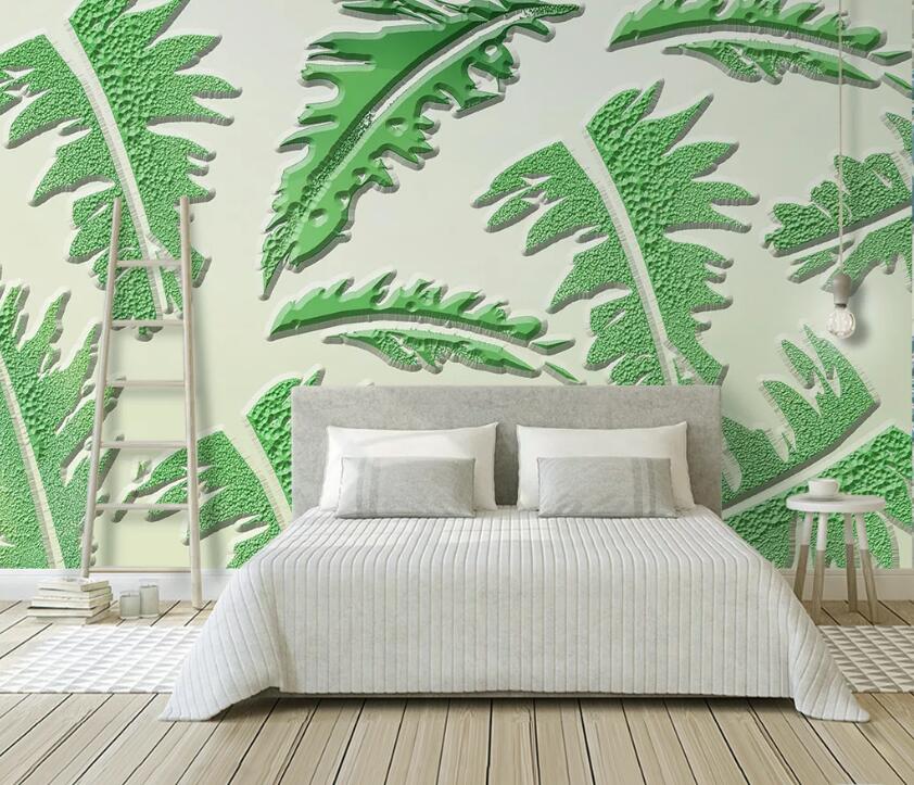 3D Carving Leaves WC58 Wall Murals Wallpaper AJ Wallpaper 2 
