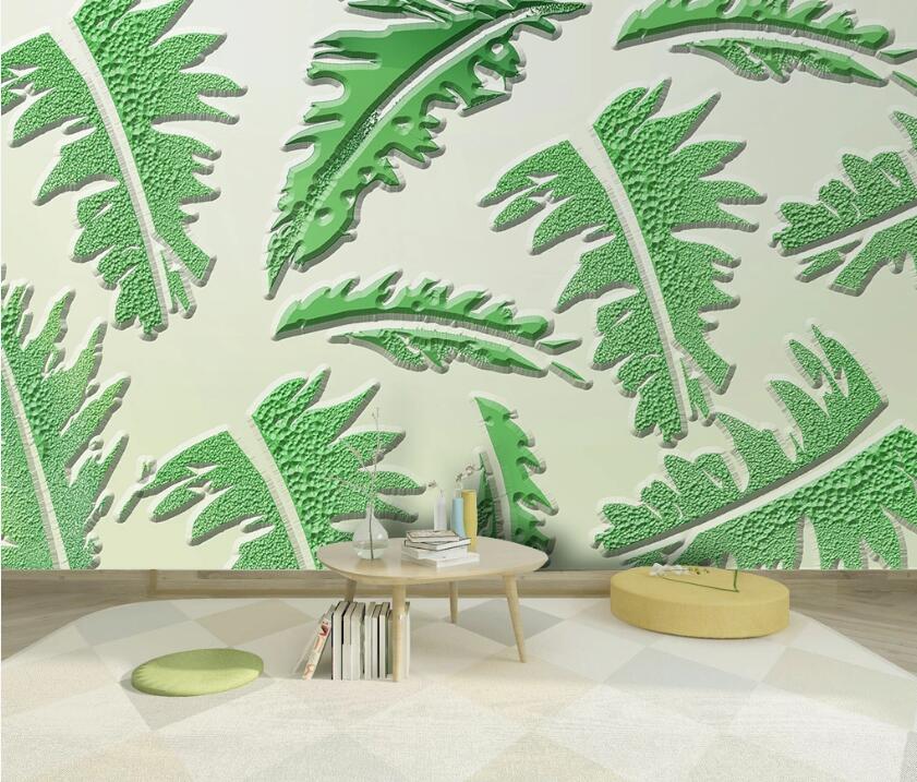 3D Carving Leaves WC58 Wall Murals Wallpaper AJ Wallpaper 2 