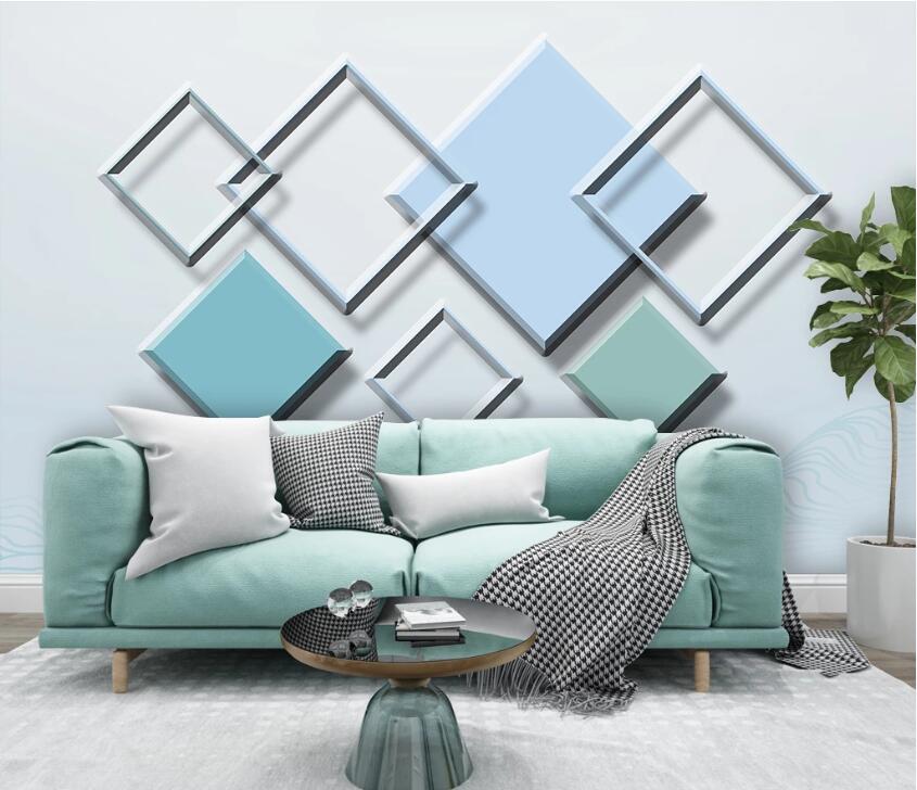 3D Colored Square WC31 Wall Murals Wallpaper AJ Wallpaper 2 