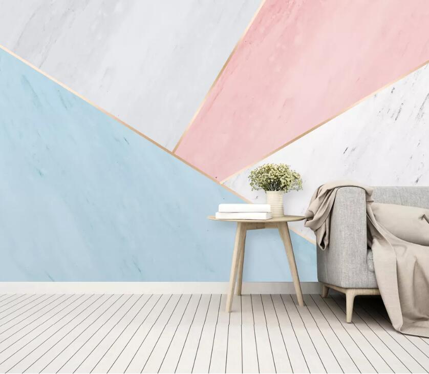 3D Color Geometry WC18 Wall Murals Wallpaper AJ Wallpaper 2 