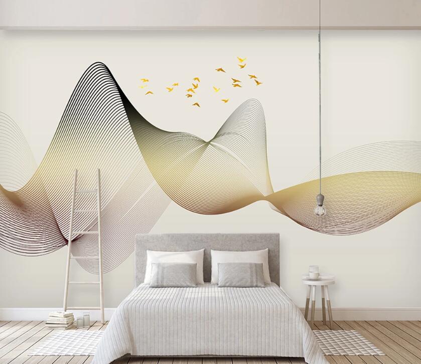 3D Color Wave WC78 Wall Murals Wallpaper AJ Wallpaper 2 