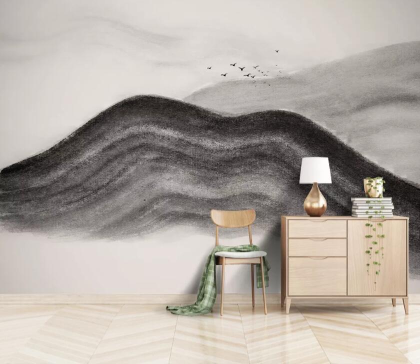 3D Black Valley WC69 Wall Murals Wallpaper AJ Wallpaper 2 