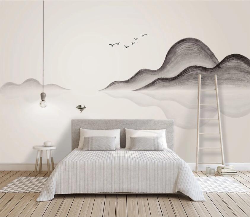 3D Mountain Peak WC55 Wall Murals Wallpaper AJ Wallpaper 2 