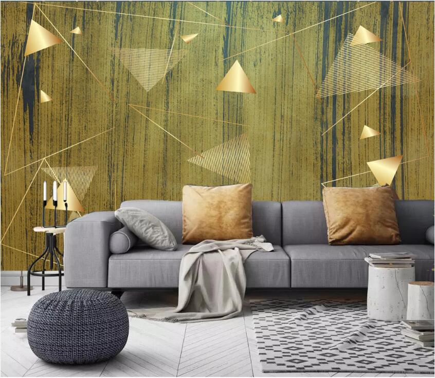 3D Triangle Line WC37 Wall Murals Wallpaper AJ Wallpaper 2 