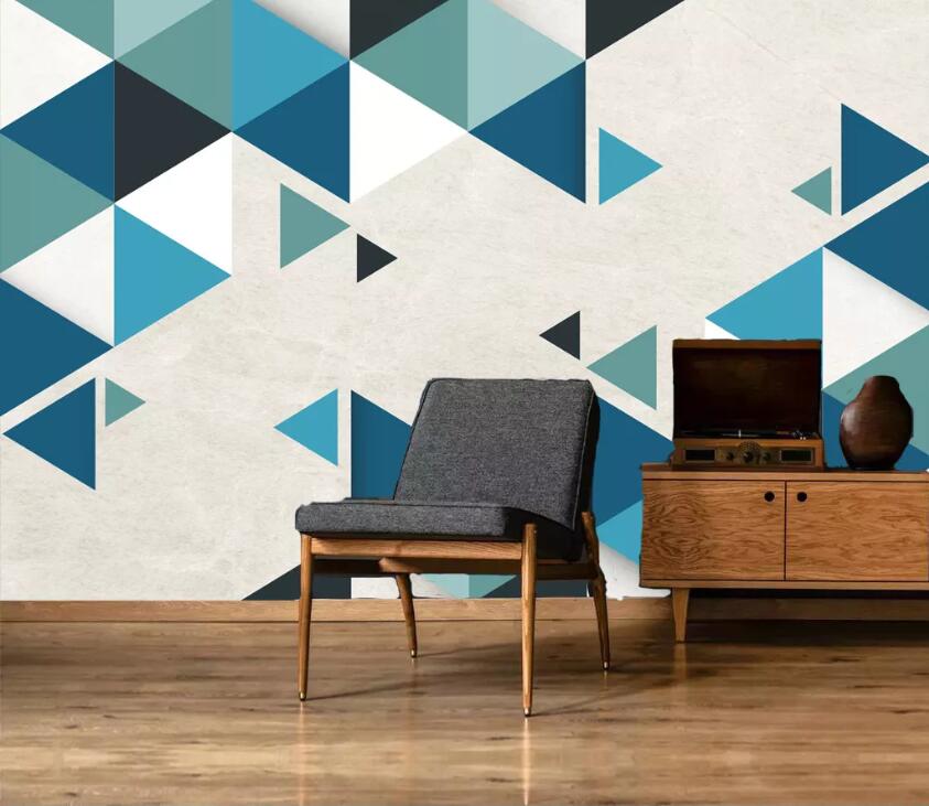 3D Color Geometry WC32 Wall Murals Wallpaper AJ Wallpaper 2 