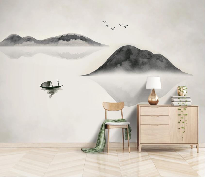 3D Misty Valley WC12 Wall Murals Wallpaper AJ Wallpaper 2 
