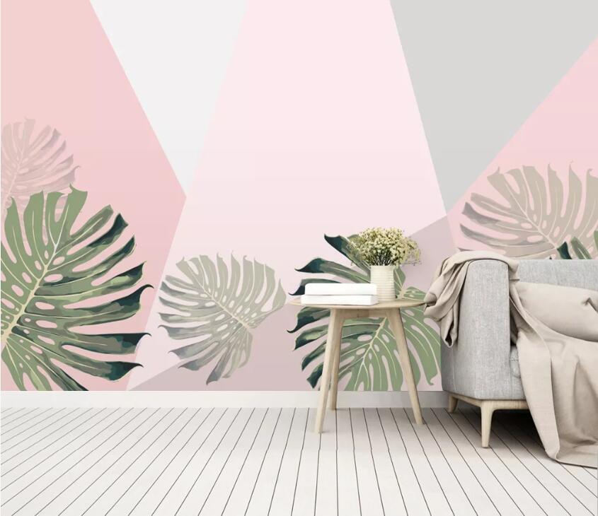 3D Geometric Plant WC06 Wall Murals Wallpaper AJ Wallpaper 2 