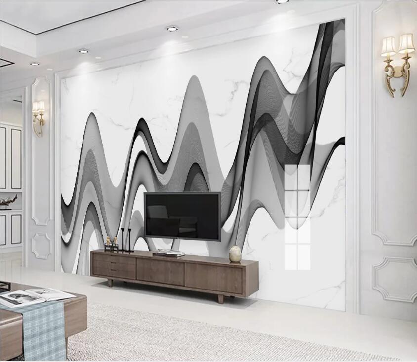 3D Black Ink WC99 Wall Murals Wallpaper AJ Wallpaper 2 