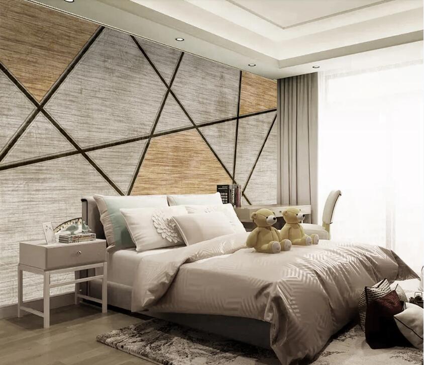3D Geometric Triangle WC78 Wall Murals Wallpaper AJ Wallpaper 2 