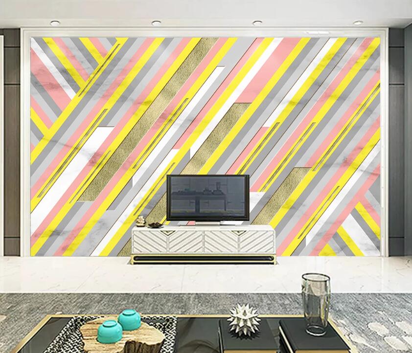 3D Color Stripe WC69 Wall Murals Wallpaper AJ Wallpaper 2 