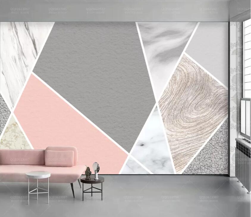 3D Color Geometry WC51 Wall Murals Wallpaper AJ Wallpaper 2 