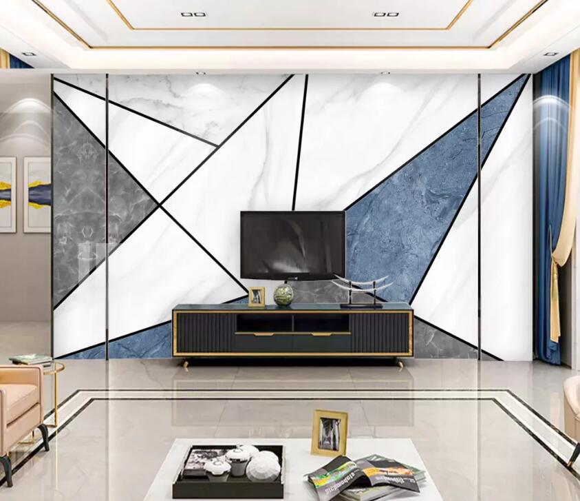 3D Colored Triangle WC76 Wall Murals Wallpaper AJ Wallpaper 2 