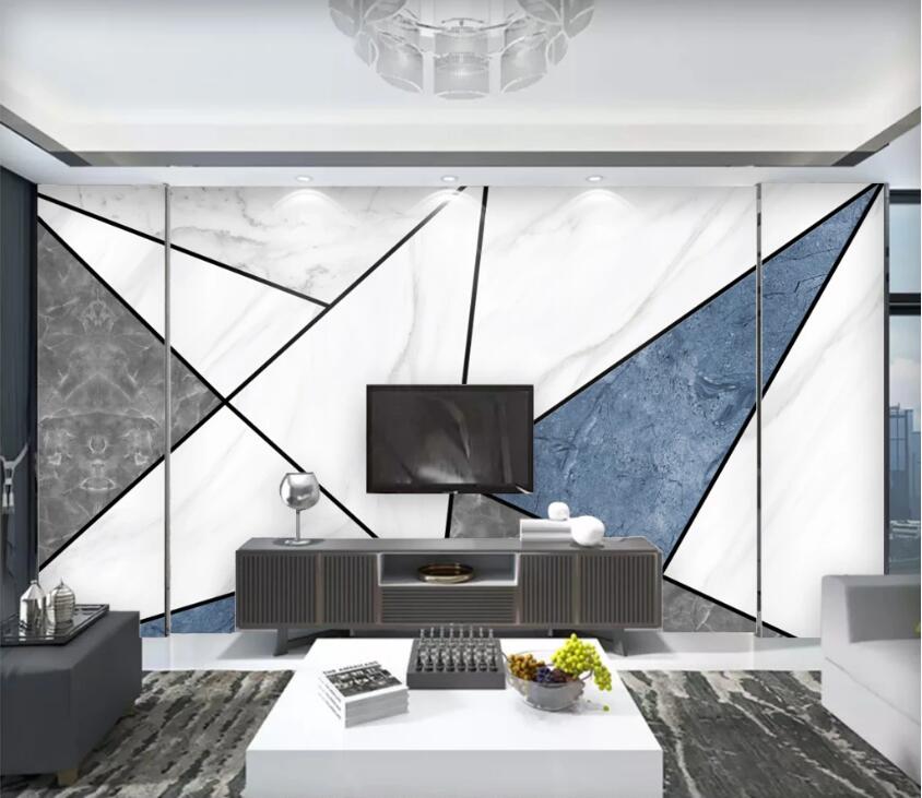 3D Colored Triangle WC76 Wall Murals Wallpaper AJ Wallpaper 2 
