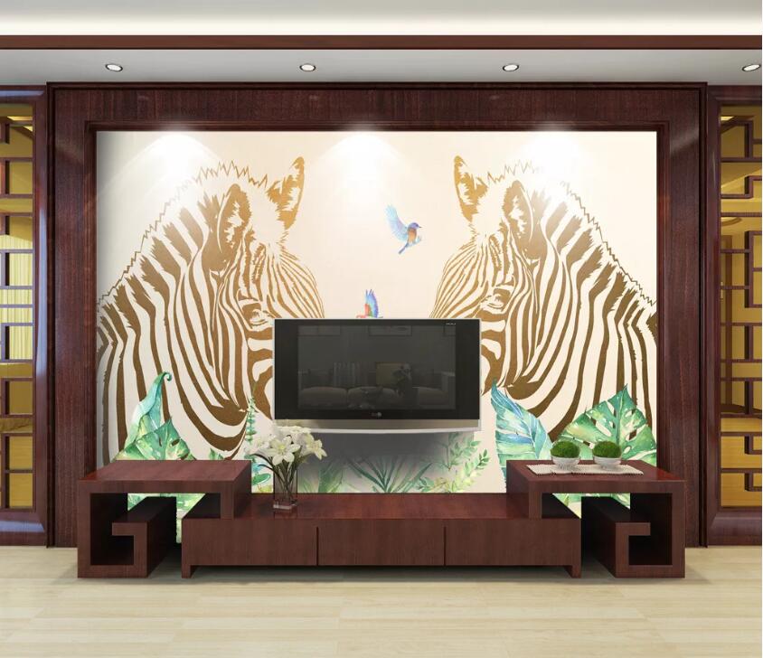 3D Color Zebra WC84 Wall Murals Wallpaper AJ Wallpaper 2 