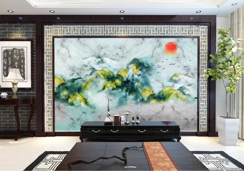 3D Misty Valley WC62 Wall Murals Wallpaper AJ Wallpaper 2 