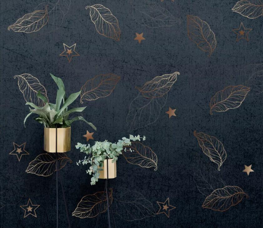 3D Leaf Star Pattern WC2680 Wall Murals