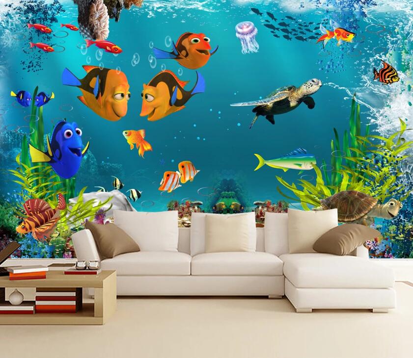 3D Underwater World WC83 Wall Murals Wallpaper AJ Wallpaper 2 