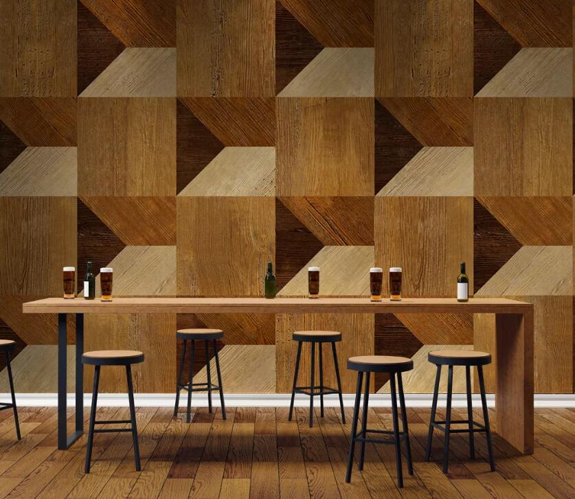3D Wood Stereoscopic WC2613 Wall Murals