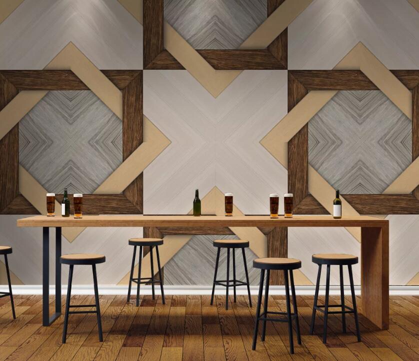 3D Wooden Box WC2612 Wall Murals