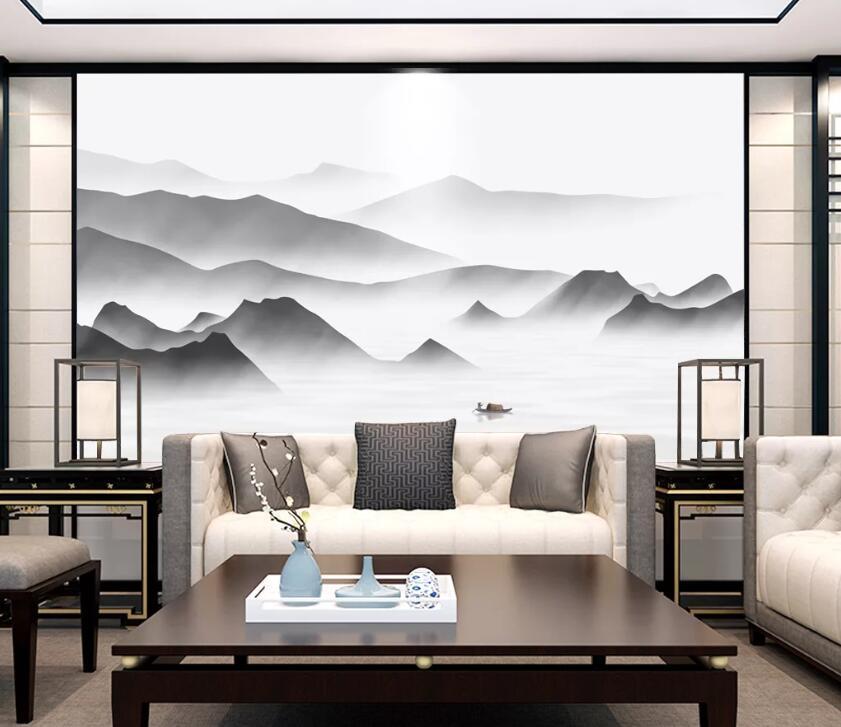 3D Abstract Valley WC03 Wall Murals Wallpaper AJ Wallpaper 2 