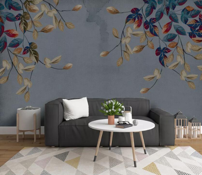 3D Colored Leaves WC65 Wall Murals Wallpaper AJ Wallpaper 2 