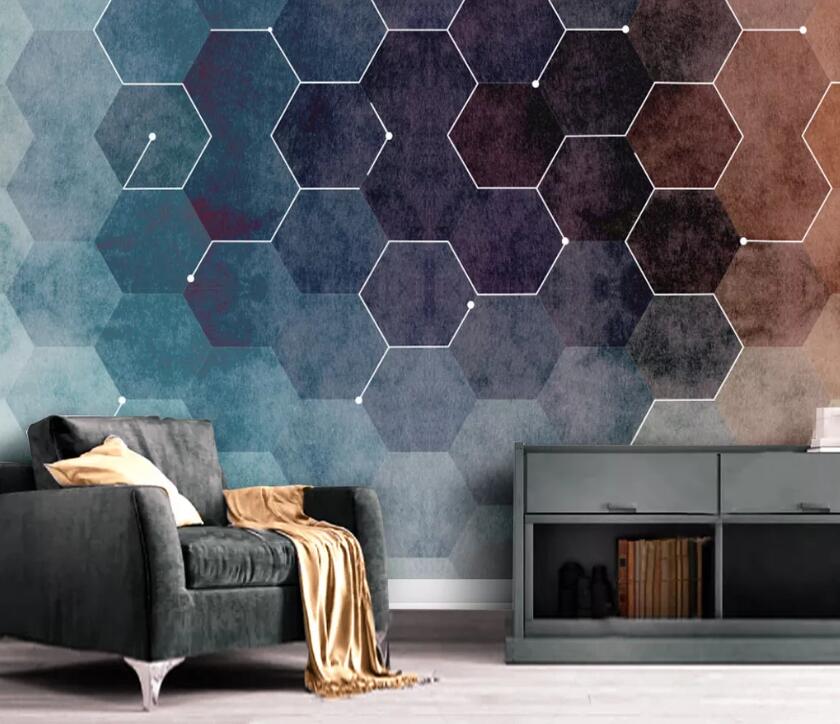 3D Diamond Pattern WC54 Wall Murals Wallpaper AJ Wallpaper 2 