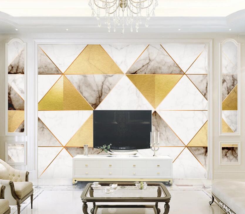 3D Triangular Plate WC2501 Wall Murals