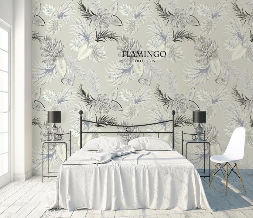 3D Flower Leaves WC03 Wall Murals Wallpaper AJ Wallpaper 2 