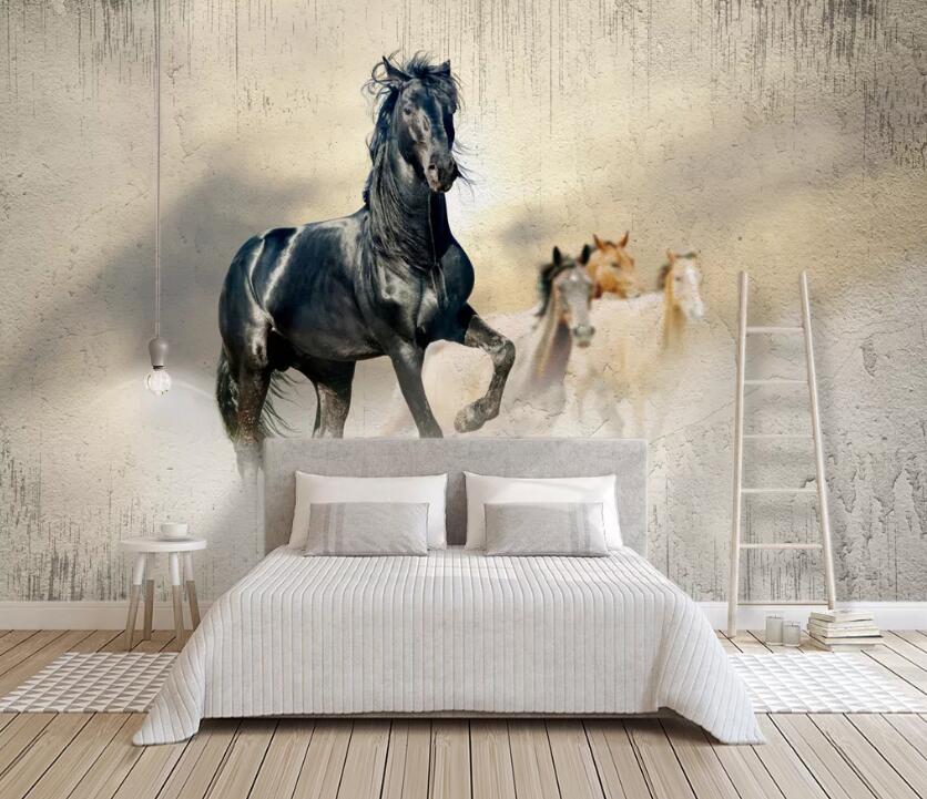 3D Dark Horse WC2355 Wall Murals