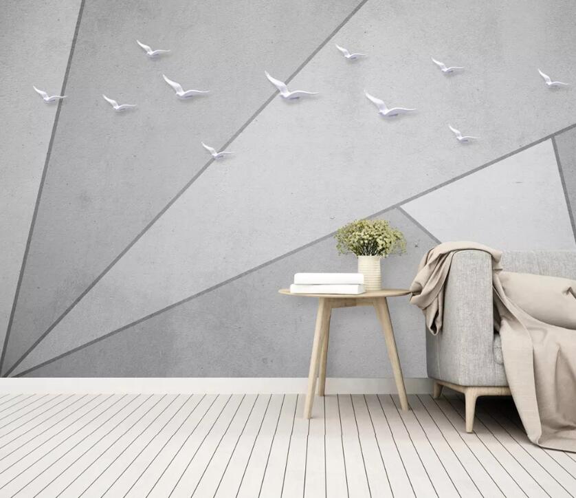 3D White Pigeon WC2283 Wall Murals