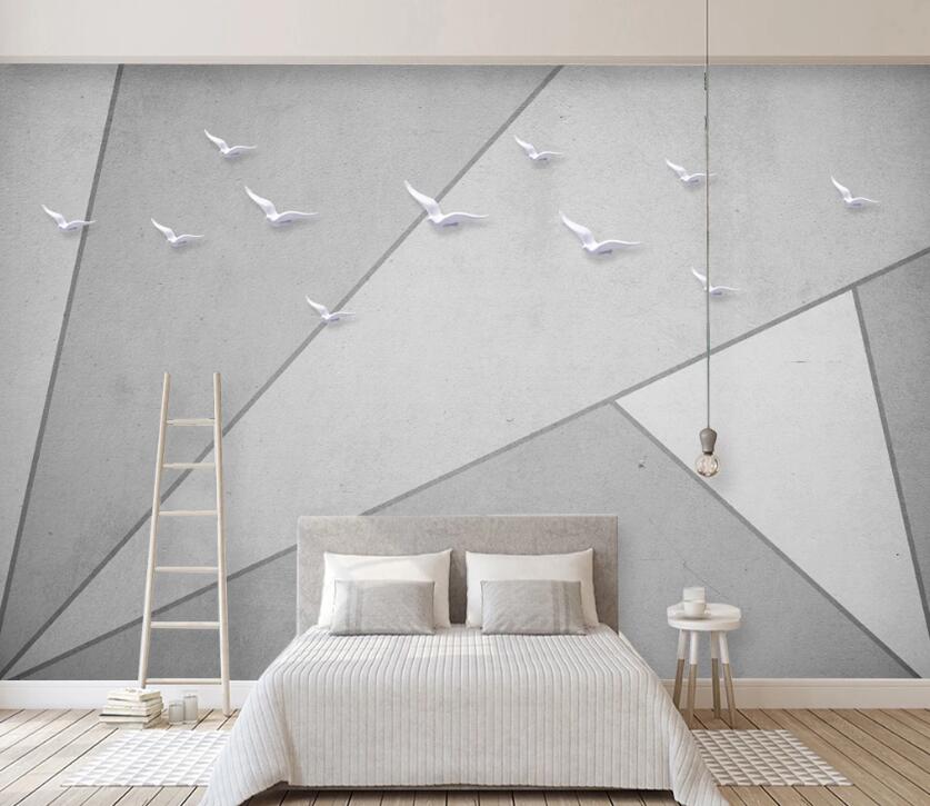 3D White Pigeon WC2283 Wall Murals