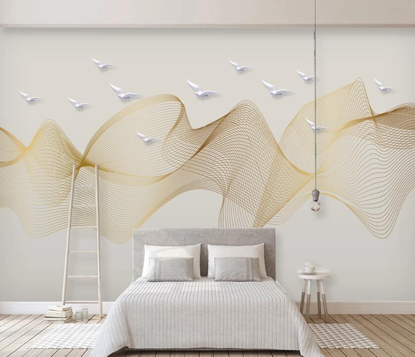 3D Flying Pigeon WC2279 Wall Murals