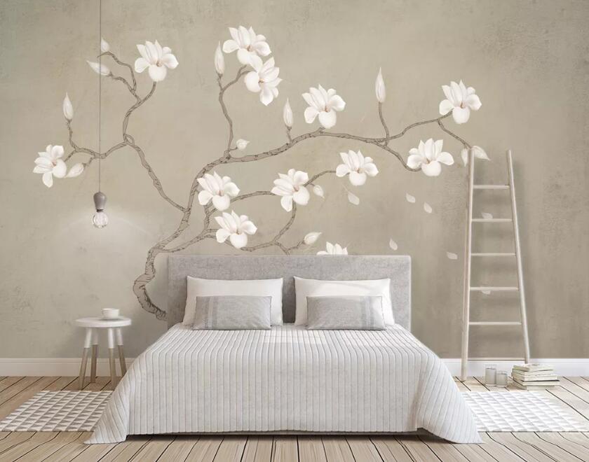 3D Pink Flower Petal WC2246 Wall Murals