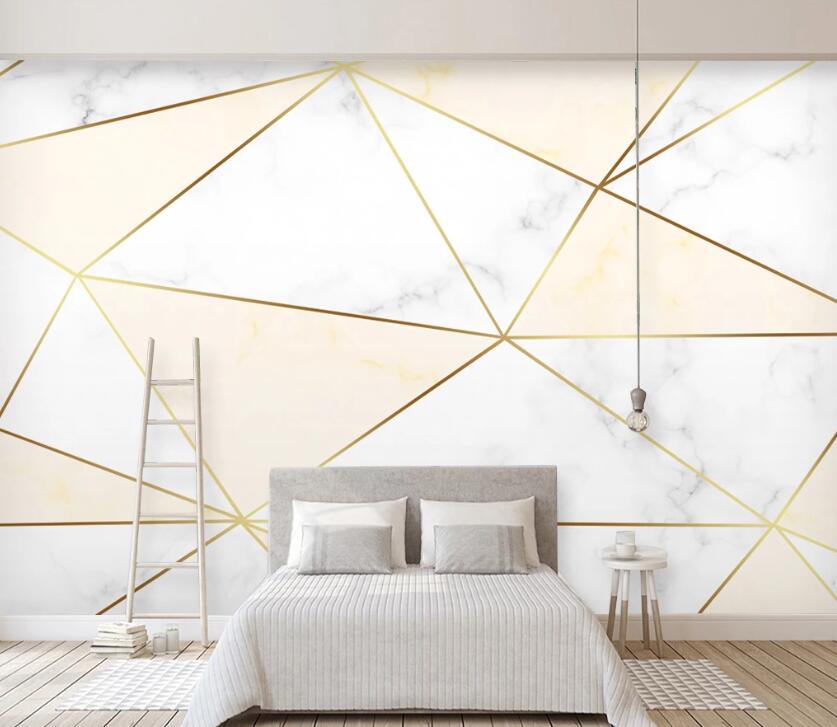 3D Geometric Triangle WC22 Wall Murals Wallpaper AJ Wallpaper 2 
