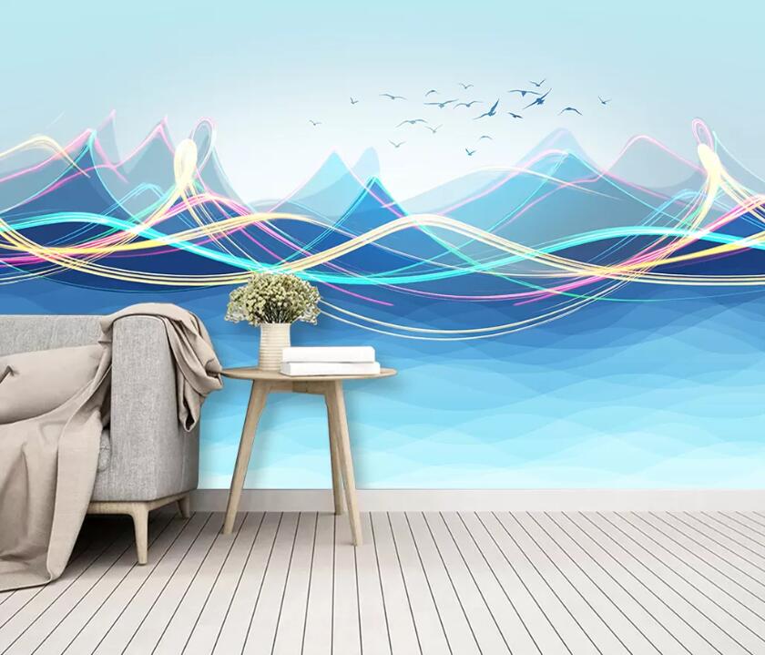 3D Colored Valley WC03 Wall Murals Wallpaper AJ Wallpaper 2 