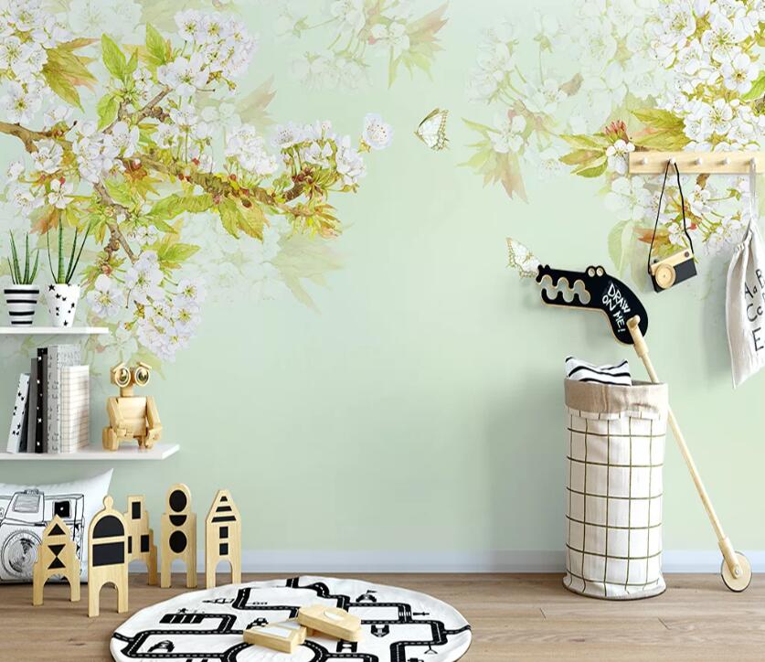 3D Flower Leaves WC68 Wall Murals Wallpaper AJ Wallpaper 2 