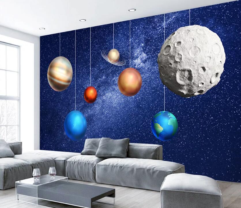 3D Earth Universe WC2119 Wall Murals