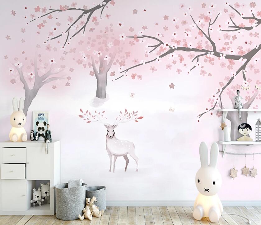 3D Sika Deer WC2112 Wall Murals