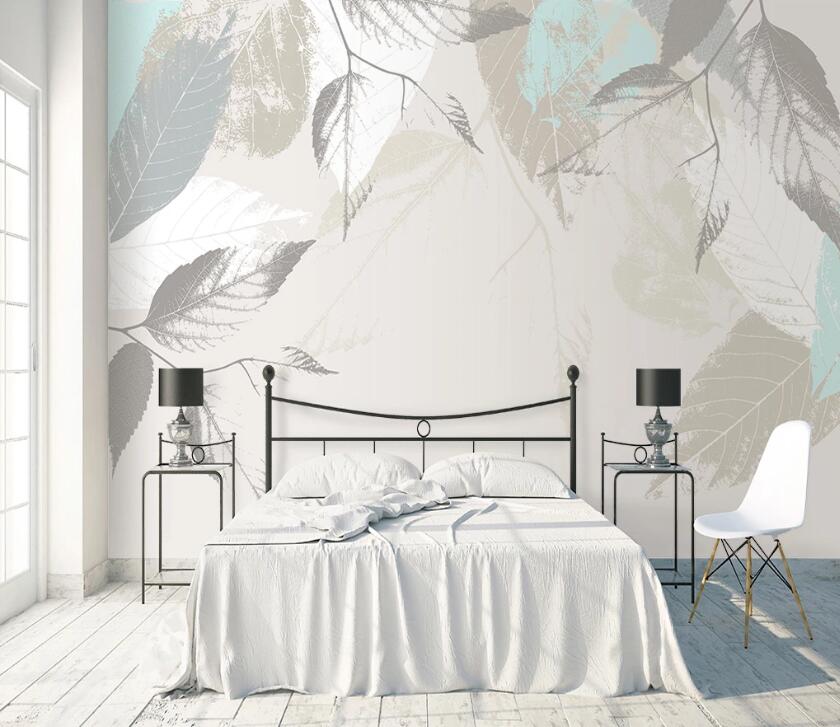 3D Colored Leaves WC42 Wall Murals Wallpaper AJ Wallpaper 2 