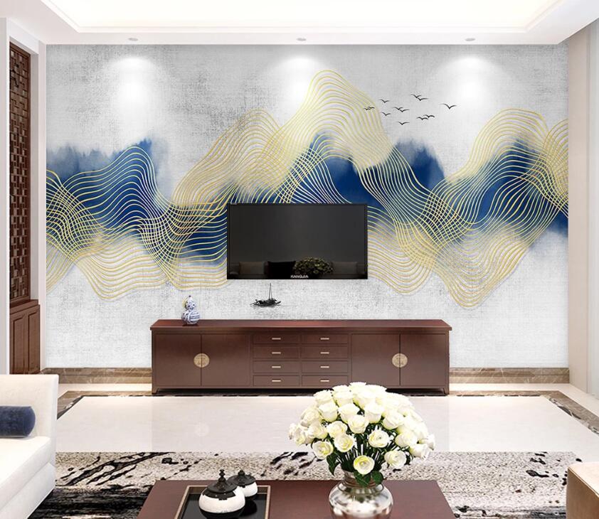 3D Abstract Ink WC2010 Wall Murals
