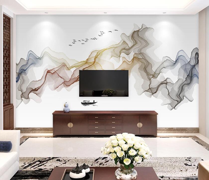 3D Color Wave WC20 Wall Murals Wallpaper AJ Wallpaper 2 