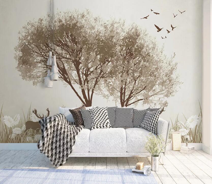3D Tree Branch WC55 Wall Murals Wallpaper AJ Wallpaper 2 