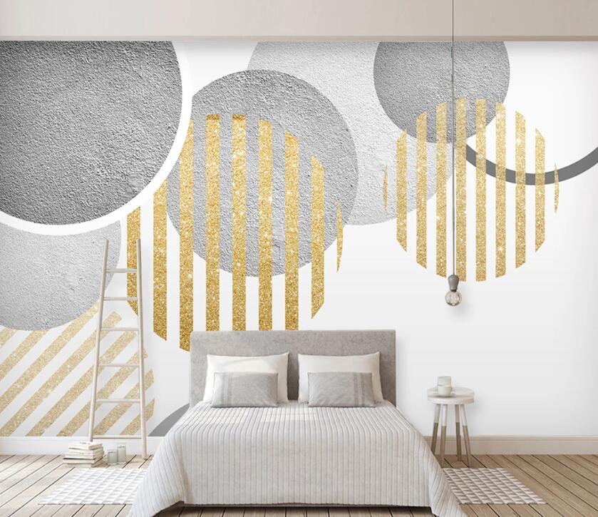 3D Circular Pattern WC43 Wall Murals Wallpaper AJ Wallpaper 2 