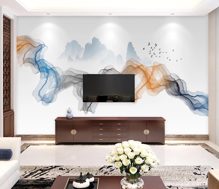 3D Abstract Peak WC1852 Wall Murals