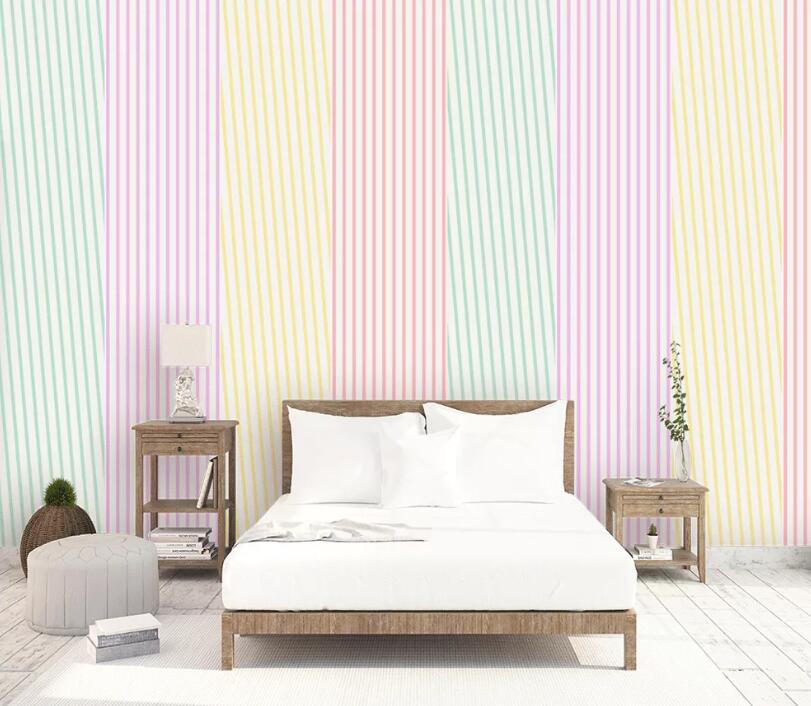 3D Colored Vertical WC1779 Wall Murals