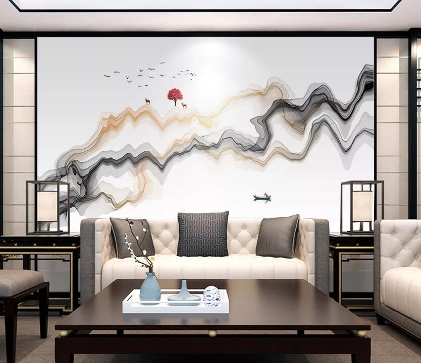 3D Colored Valley WC02 Wall Murals Wallpaper AJ Wallpaper 2 