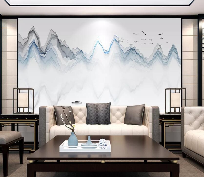 3D Abstract Valley WC61 Wall Murals Wallpaper AJ Wallpaper 2 