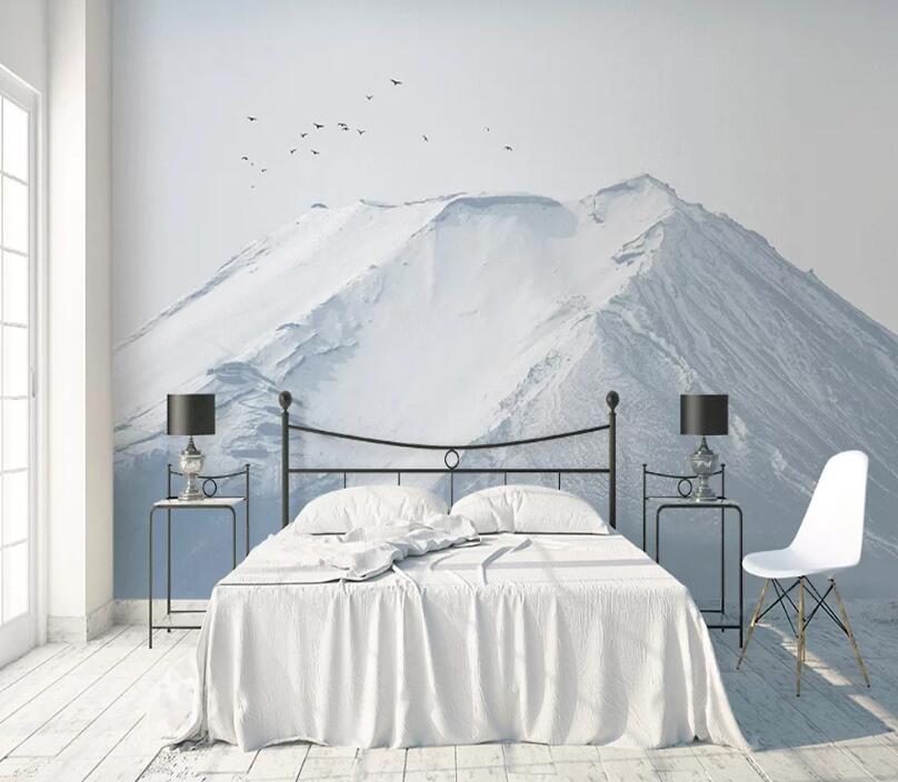 3D Snow Mountain WC1719 Wall Murals
